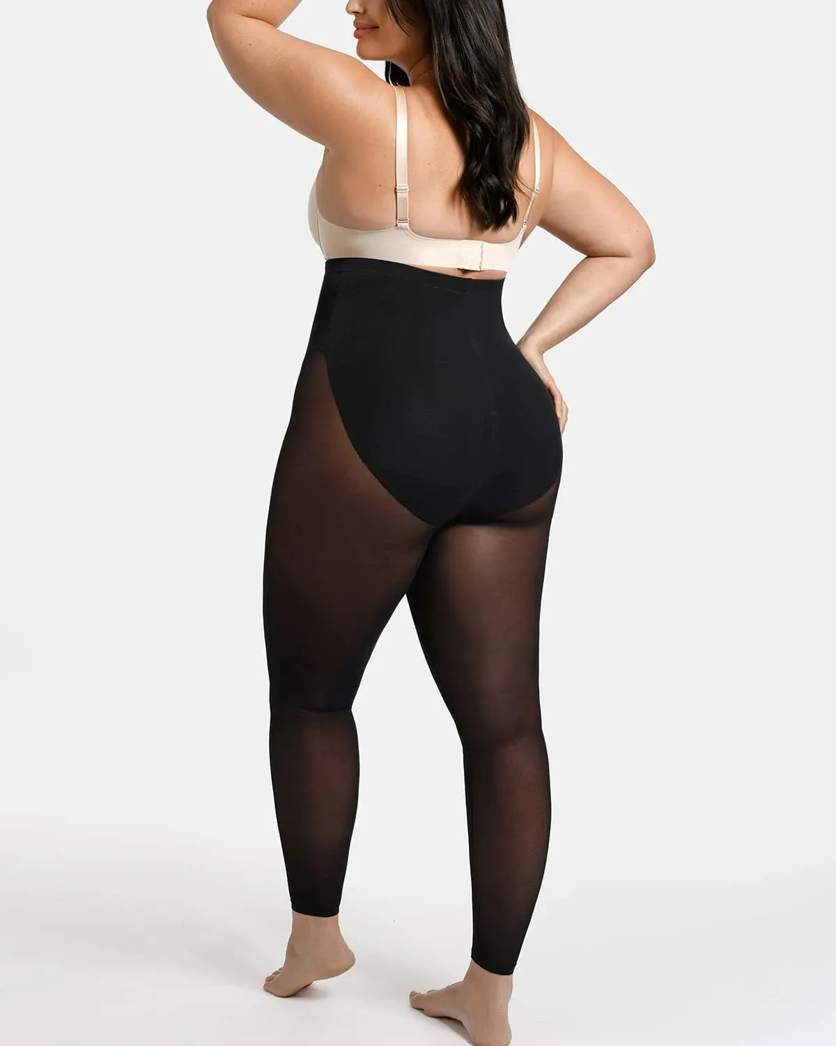 AirSlim® Semi-Sheer Mesh Smoothing Legging