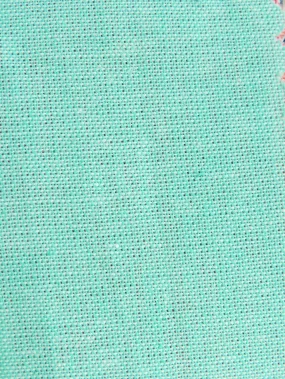 Aqua 100% Cotton Chambray Fabric