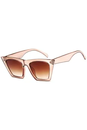 CAT EYE FASHION SQUARE SUNGLASSES