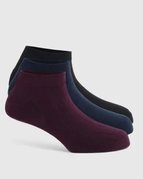 Cotton Multi Color Textured Socks - Rifle