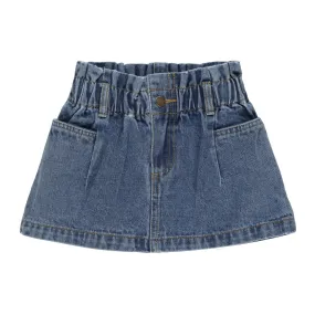 Denim Mini Skirt | Indigo