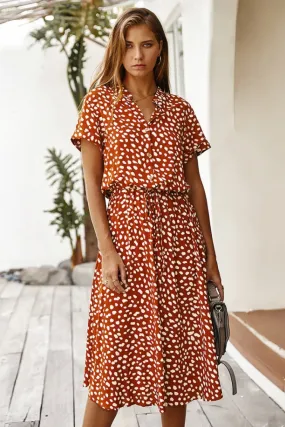 elveswallet Country Girl Dots Retro Dress