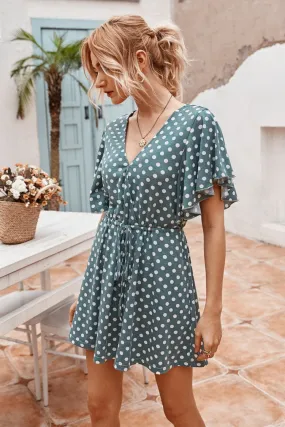 elveswallet Dot Printed Romper