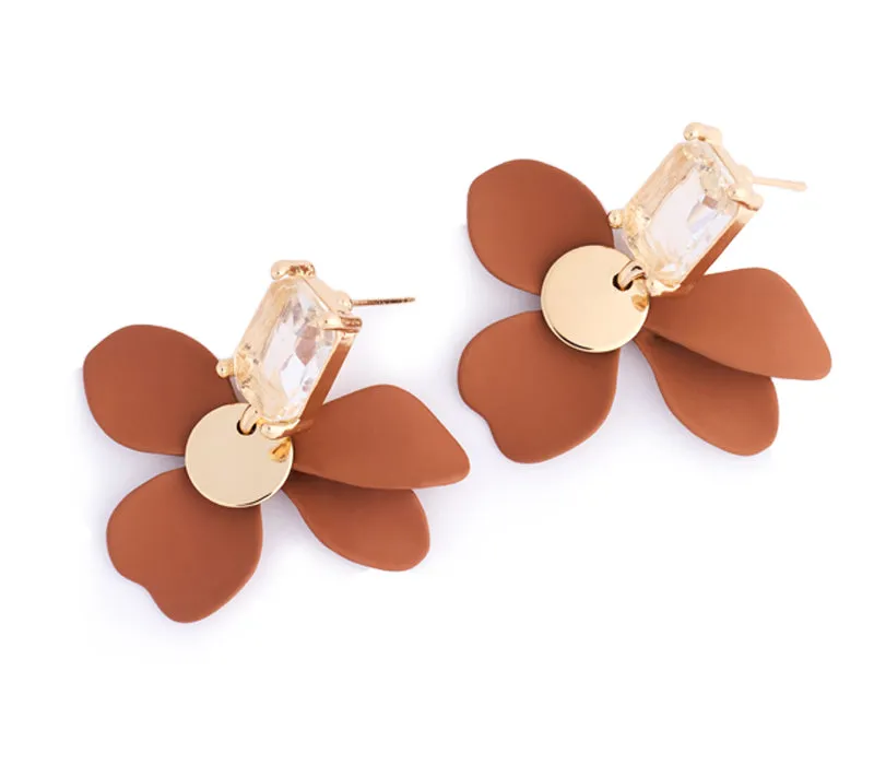 Flower earrings