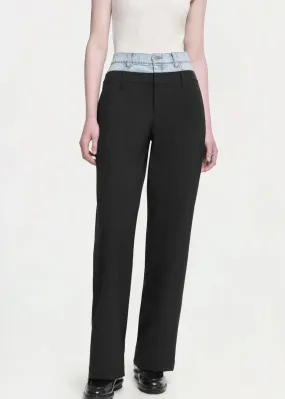 Jonathan Simkhai Ophelia Double Waisted Pant