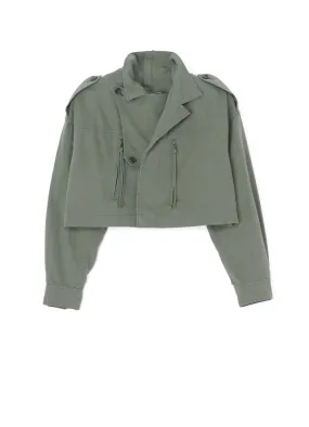 MILITARY TWILL ARMY SHORT JACKET