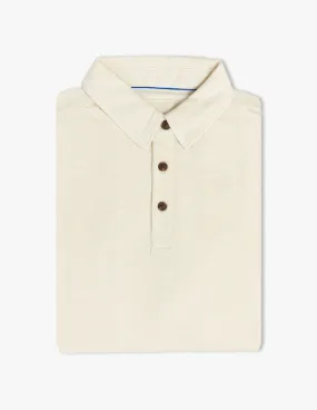 OATMEAL CASHMERE POLO