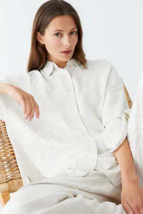 Oversized Shirt With Wide Sleeves