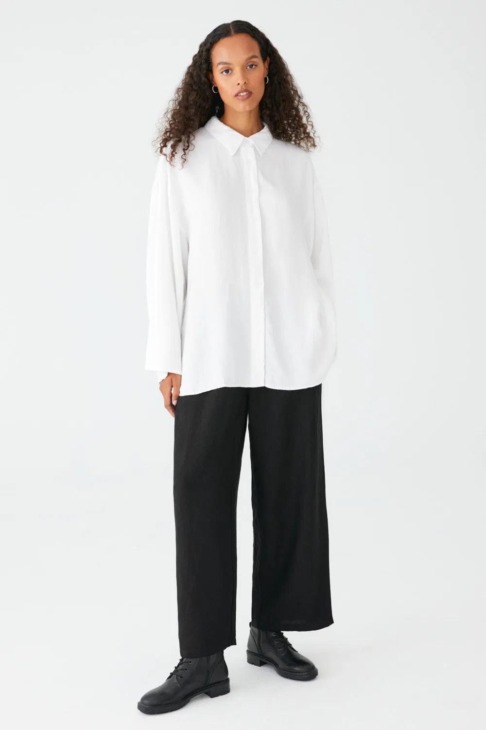 Oversized Shirt With Wide Sleeves