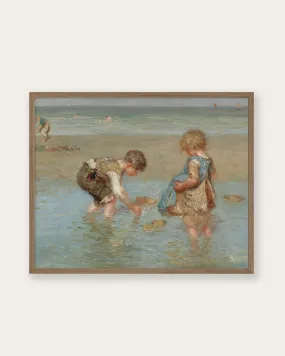 "A Day At The Beach" Art Print