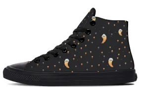 Spooky Soirée High Tops - Classic Premium Canvas Shoes with Comfortable and Durable Soles