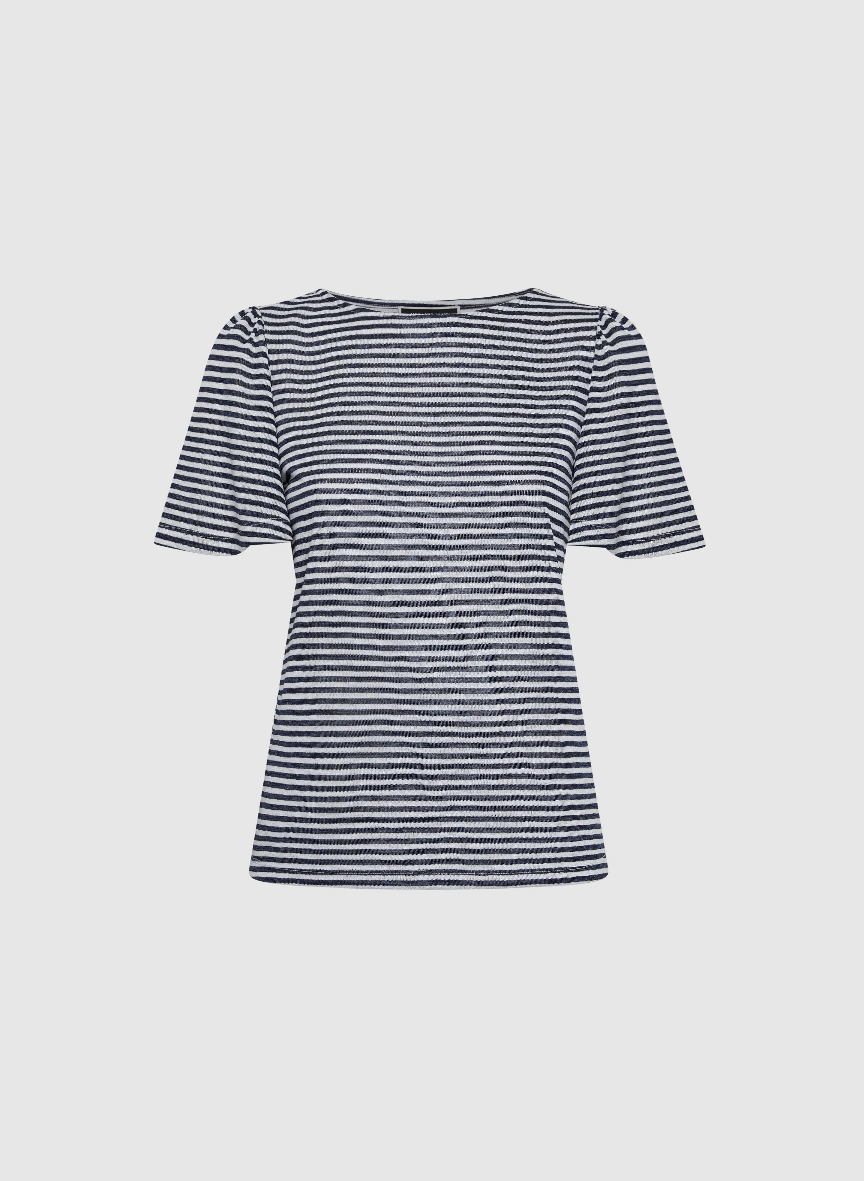 Striped Flare Sleeve T-Shirt