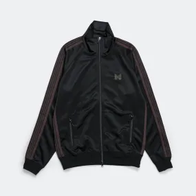 Track Jacket - Black Poly Smooth