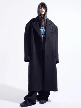 Unisex Luxury Oversized Extra Long Woolen Coat